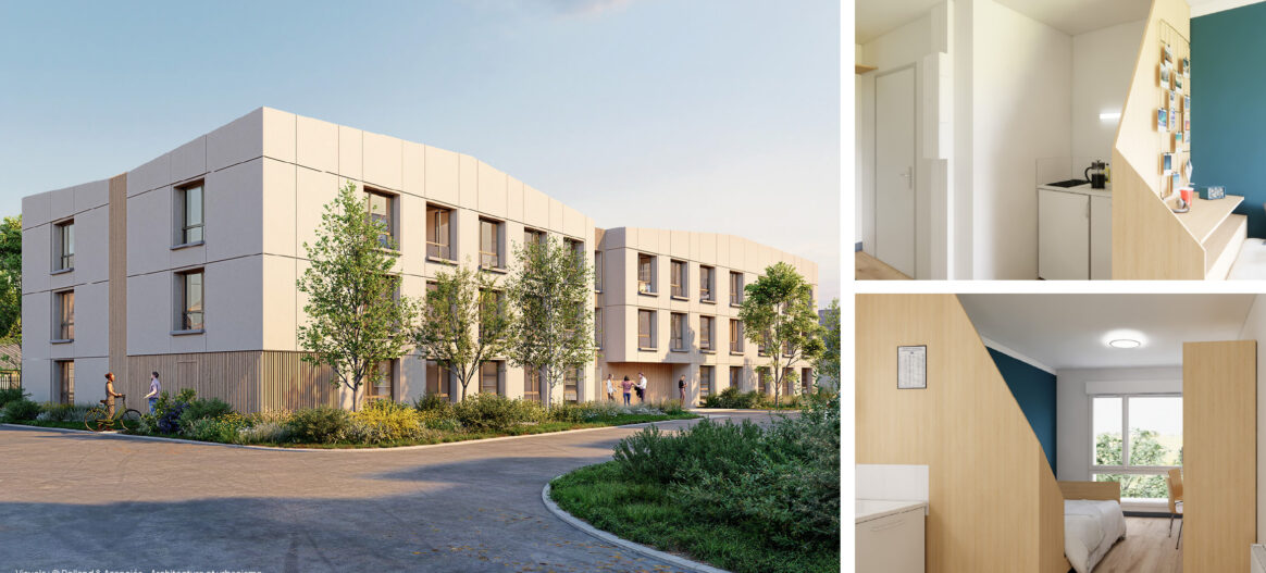 Campus des internes : nouveau bâtiment et aménagement d’un lieu de vie