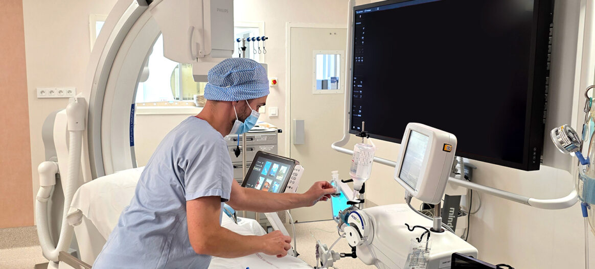 Cardiologie interventionnelle : nouvelle salle de coronarographie
