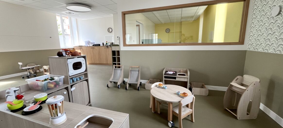 La nouvelle crèche hospitalière a accueilli ses premiers enfants