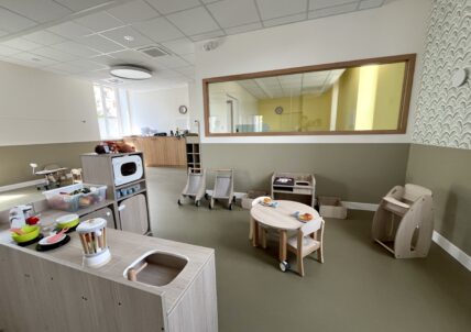 La nouvelle crèche hospitalière a accueilli ses premiers enfants